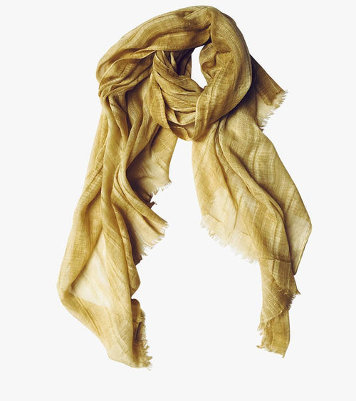 Window Pane Linen Scarf